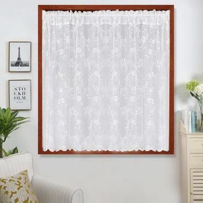 1 Stück Tüllvorhang, exquisiter Vorhang für eine schöne Atmosphäre, leicht, nützlich, im Landhausstil, dünne Spitze, Fensterdekoration für den Alltag