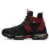 New SEEED Slip Resistant, Abrasion Resistant, Lightweight High Top Performance Basketball Shoes Men's Black Red 91831139-8