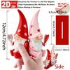 5D Valentine's Day Elf Ornament Wooden Valentine's Day Decoration Dwarf Elf Ornament  Home Decor