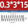 Spring Steel Pressure Return Spring Assortment 0.3/0.4mm Wire Dia 5-20mm Length for Hobbyist Craft Making Projects