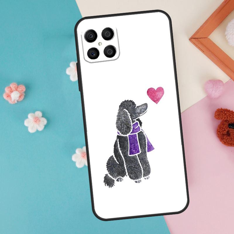 Cartoon Poodle Dog Case For Honor Magic 7 Lite 5 6 Pro Honor X9a X8a X8 X9 X8b X9c X9b 50 70 90 200 Lite Cover