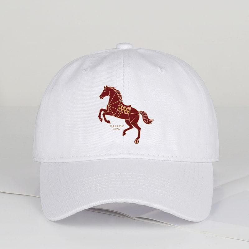 

Gallop 2026 Horse Print Baseball Cap Year of the Horse Retro Style Daily Commute New Year Gatherings Year of the Horse Gift