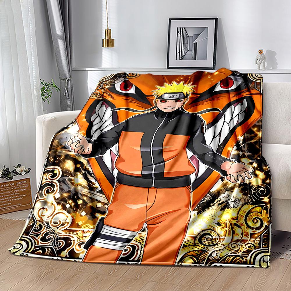 Naruto And Nine-tailed Fox Suitable Blanket for Offices, Travel, Living Rooms Also a Good Gift for Friends and Family Suitable for All Seasons.