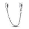 Nový 925 Sterling Silver Sparkling Pav éCrown O Tree Bezpečnostní řetízek Přívěsek Korálky Temperament Náramek Ženy Šperky Dárek