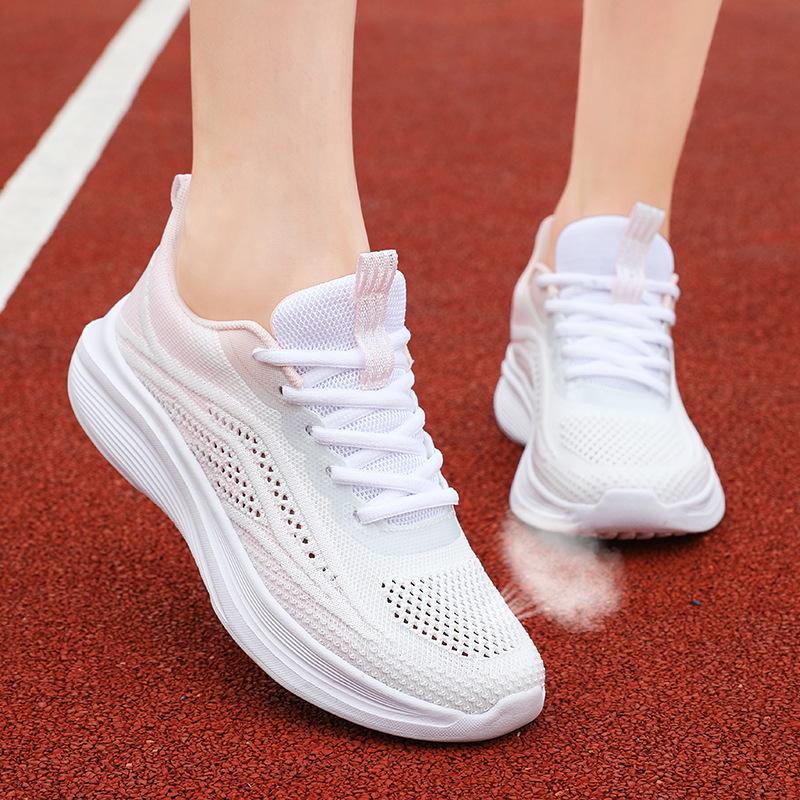 Summer new women's shoes large mesh breathable versatile soft sole casual shoes light running sports shoes mesh women's summer