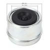 4pcs 1.98in Trailer Bearing Dust Cap Trailer Axle Oil Cap with Rubber Plugs for 2000 to 3500 Lbs Trailer Wheel Hubs