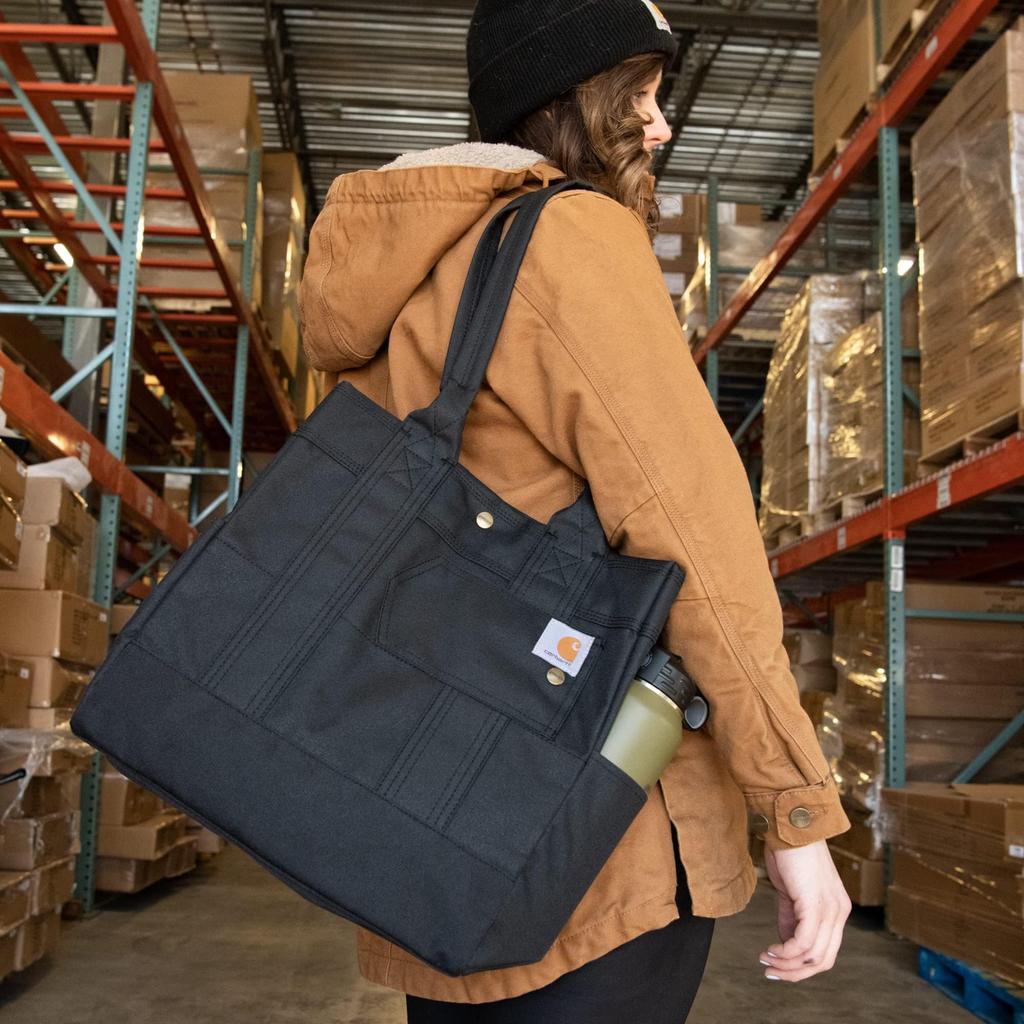 Tote Vertical Snap Shoulder Black [Carhartt] Bag, Bag, Tote, Bag, Men's, Women's, Unisex, [Item]
