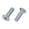 Countersunk Screw with Hex Socket M5 X 10, Zinc Plated, 50 Pieces, Din 7991 Iso 10642