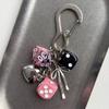Creative Colourful Dice Keychain  3D Resin Dice Handbag Pendant For Men Women Car Key Holder Key Accessories Funny Gifts