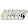 Women's Summer Thin New Stripe Mesh Breathable Shallow Mouth Invisible Socks