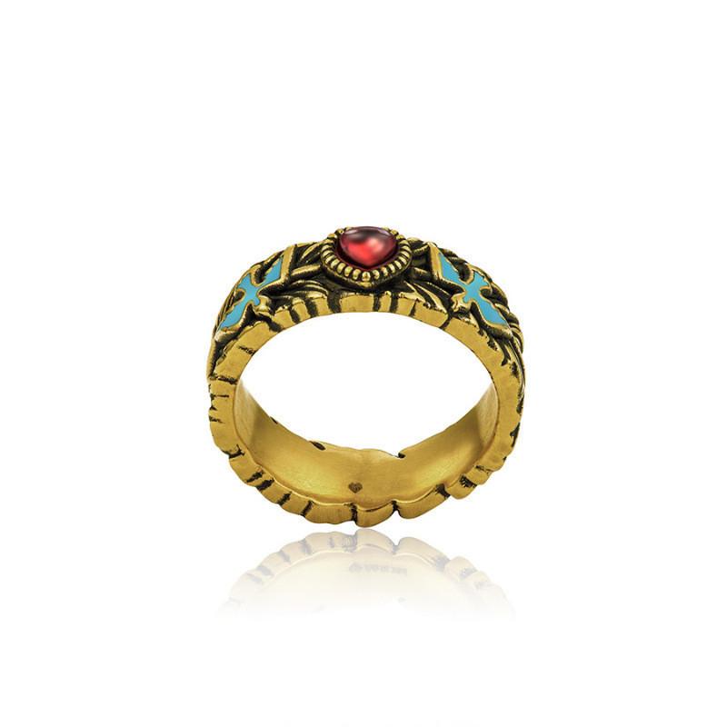 Vintage Inspired Geometric Heart Bird Ring For Women Stylish Adjustable Copper Accessory