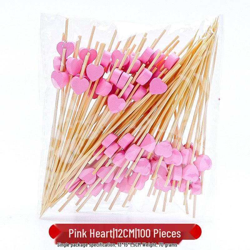 

Бамбукові шпажки для фруктів та коктейлів 12 см – Креативні художні зубочистки для десертів