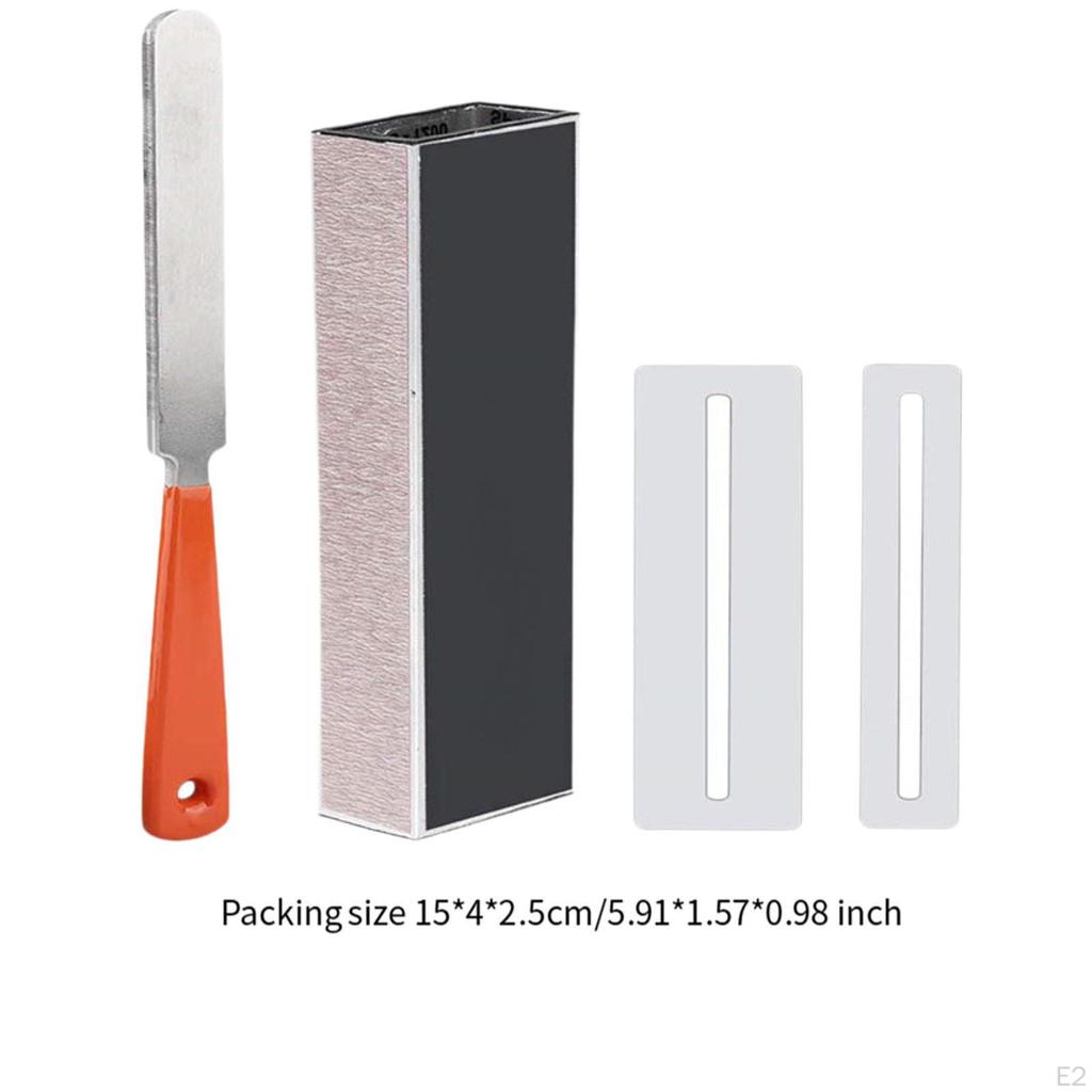 Griffbrettschützer Luthier Reparaturwerkzeug-Kits Zubehör Polieren Schleifen Gitarre Bundkrönung