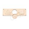 Baby DIY Montessori Activity Busy Board Parts Latch Toy Wooden Puzzle Accessories Material Early EducationToy for Children Gifts