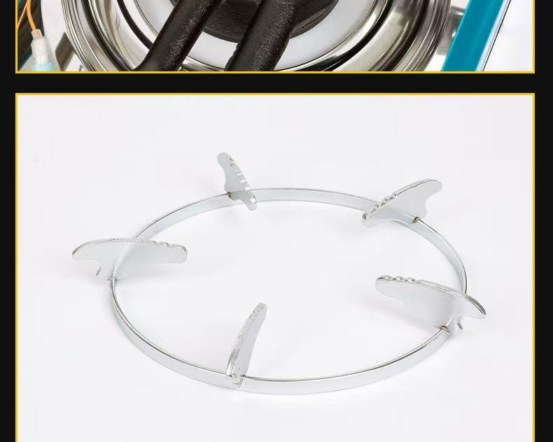 High-Power Stainless Steel Single Burner Gas Cooktop for Natural and Liquefied Gas