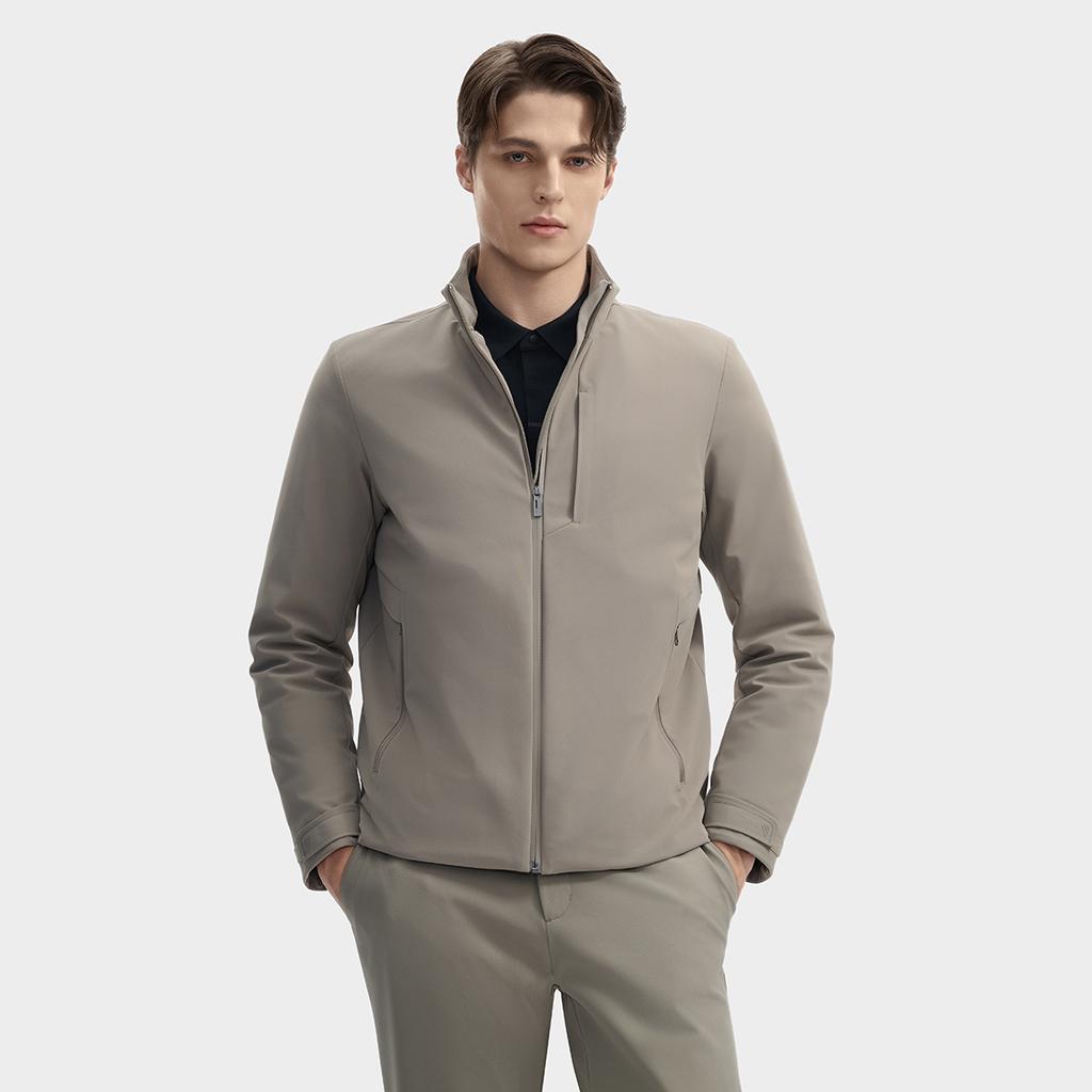 New FILA Down Jacket Men's Pulse Brown F11M442906FDK