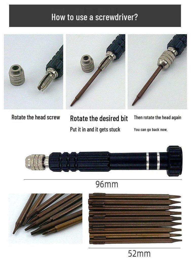 Multifunctional Screwdriver Set for Apple & Android Phone Repair