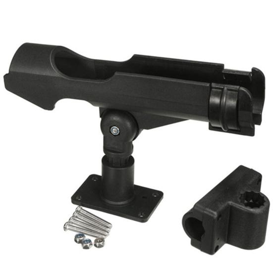 MUQZI Sports Accessory Rotatable Fishing Rod Holder Bracket With Screws For Boat Kayaking Yacht Tackle