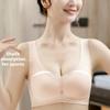 Ultra-thin Underwear for Women Seamless Vest-style Large Size Bra Without Steel Ring Gathered Sports Bra with Breast Reduction