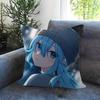 Suichan Hoshimachi Suisei Animation HHololive  Pillow Cover for Bedroom Room and Living Room Sofa Decorative Cushion Cover