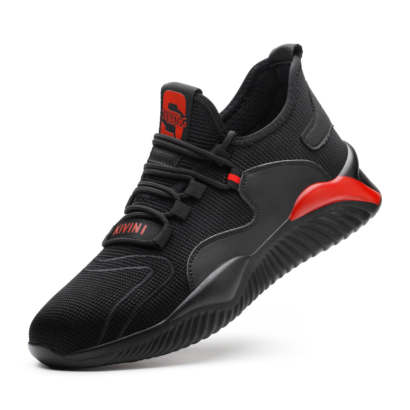 

LIWEGHT Safety Lightweight Work Steel Toe Abrasion Puncture Slip Nail Sizes Shoes, Sneakers, Shoes, Breathable, Cap, Kevlar, Resistant, Resistant, чёрный