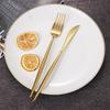 304 Portugal Thickened Stainless Steel Cutlery Set - Knife, Fork & Spoon for Restaurant or Hotel