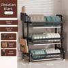 Stable Structure Multi-layer Dish Drying Rack Chopsticks Organizer  Cooking Area