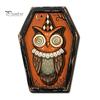 Fall Farmhouse Tabletop Centerpiece Vintage Halloween Wooden Decor, Cat Mummy Skeleton Figurines, Decorative Signs for Fireplace Shelf Mantel