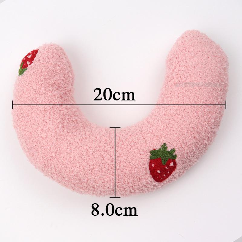 Little Pillow Suitable For Cats Fashion Neck Protector Deep Sleep Puppy U-Shaped Pillow Cat Pillow Kitten Headrest Dog Sleeping Pillow Decor