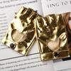 Women's Half-Finger Steel Pole Dance Gloves for Nightclub and Fashion Shows