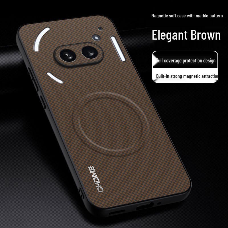 NothingPhone 2a Drop-Proof Magnetic Case: Full Coverage, Stylish Design, Textured Grip Phone 2a