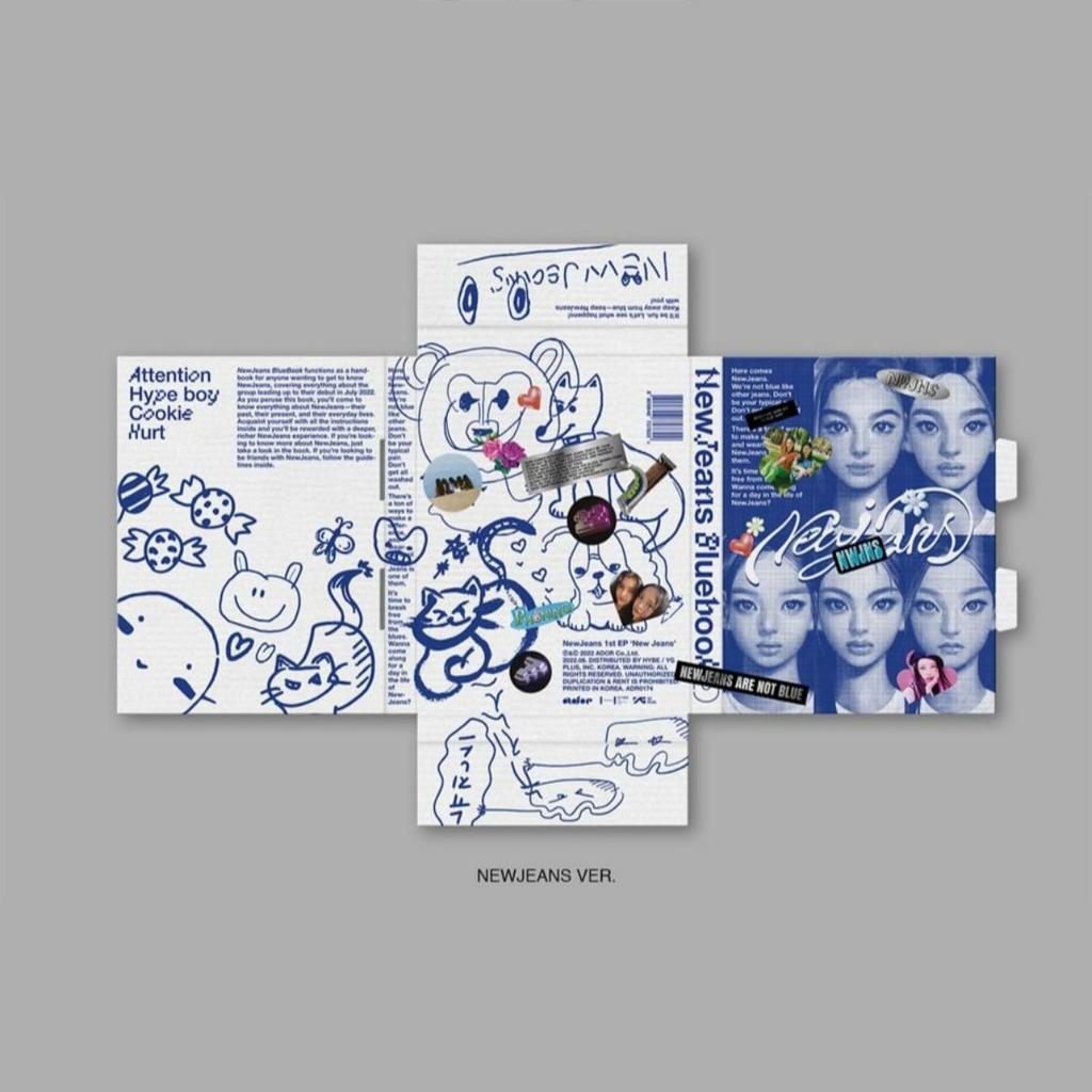 NewJeans New Jeans / 1st EP Album (Bluebook Ver.)