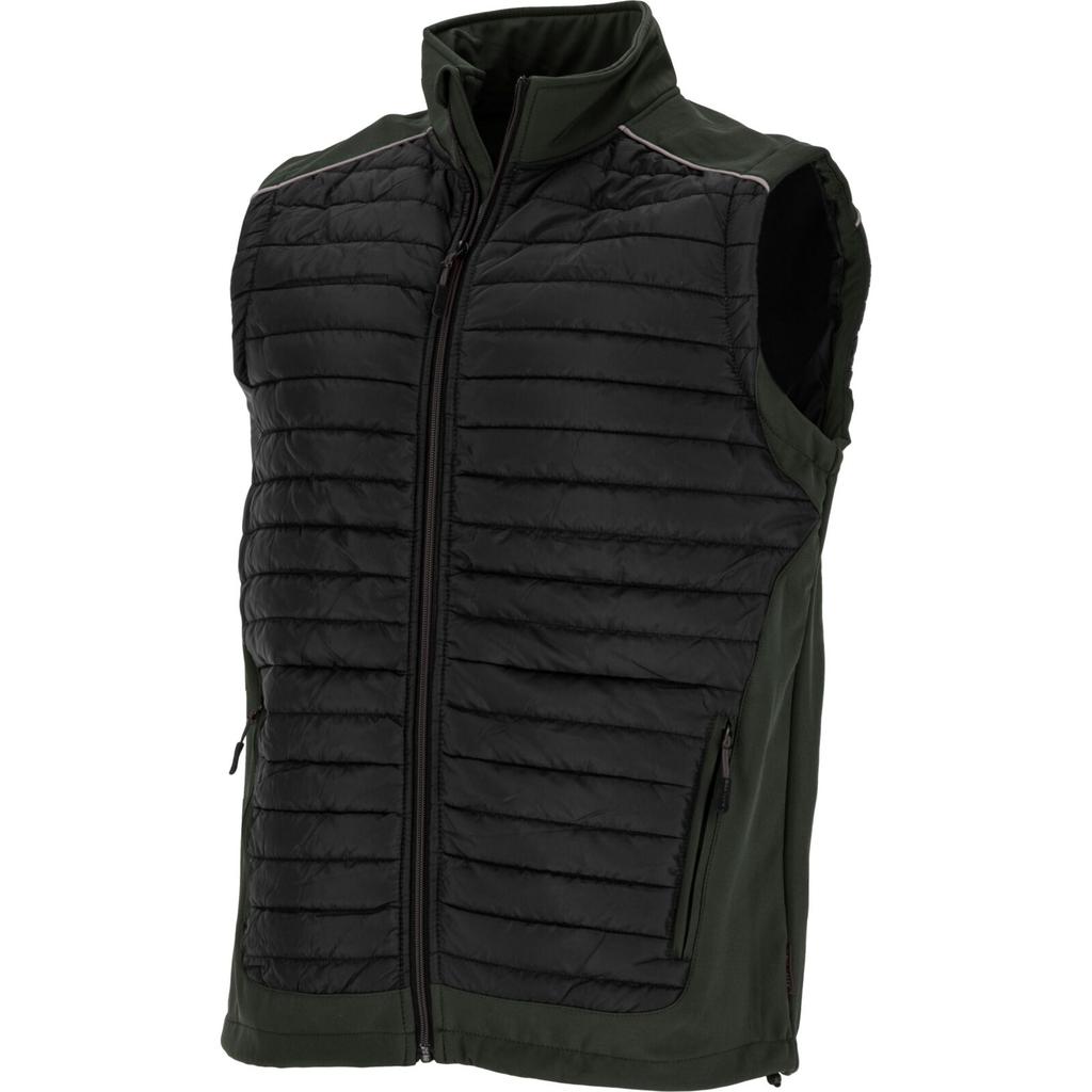 Insulated Sleeveless Jacket Black-Green, "", Ce, Lahti
