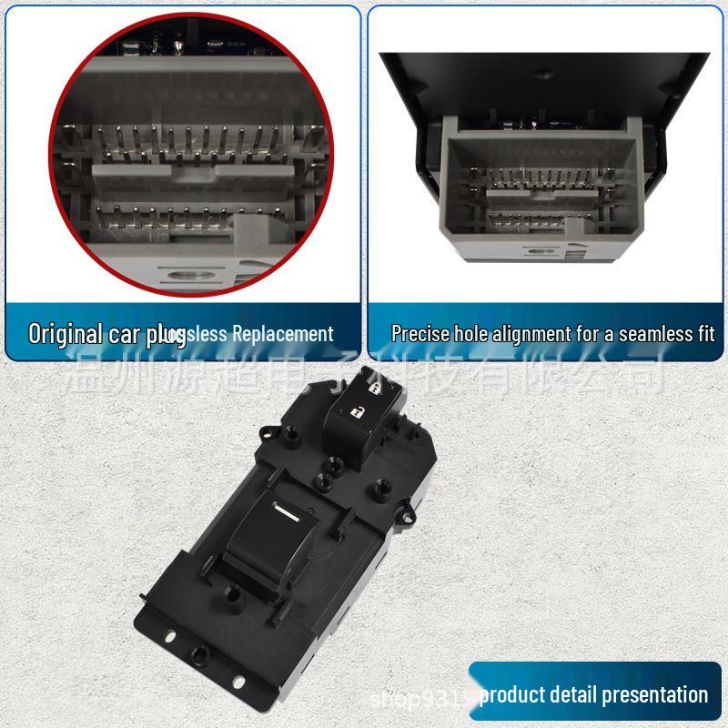 Compatible Power Window Switch for Honda Accord (35760-TB0-A11) - Front Right Passenger Side