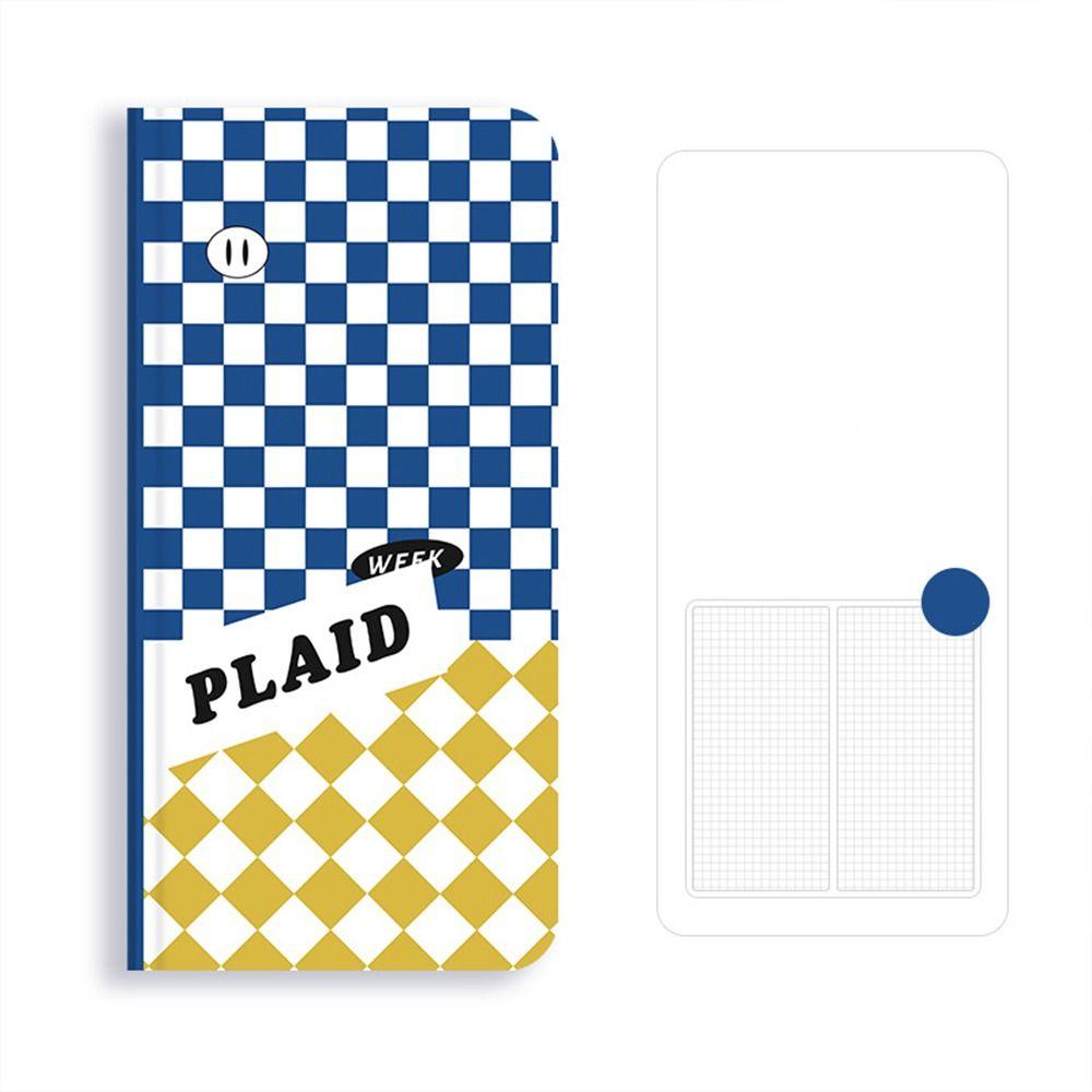 Stationery Plaid Memo Notebook Hand Account Notebook DIY Albums Scrapbooking Book Agenda Diary Book