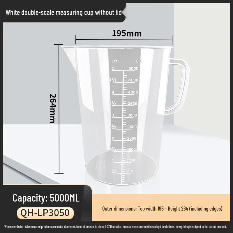 ZISIZ Plastic Measuring Cup with Scale