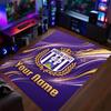 Crystal Velvet Rug Anderlecht FC Print Custom Name Text Floor Mat Home Decor