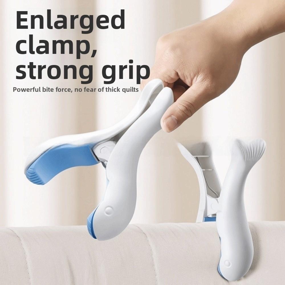 2/3pcs Windproof Drying Clips Plastic Quilt Shark Clamps Household Use Clothes Peg Pins Pool Chairs