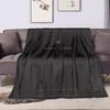 "ESV Holy Bible Elegant Black Design" Patterned Flannel Blanket Perfect for the Bedroom Living Room, Sofa, or a Little Nap