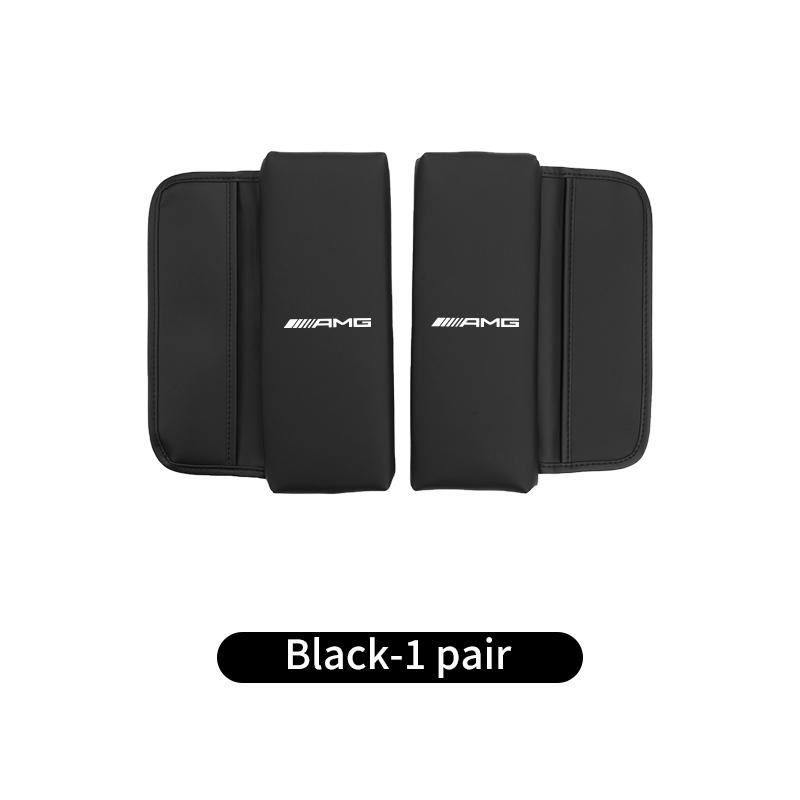 Car Armrest Cushion Anti Scratch Protection Cover Storage Pocket For Mercedes Benz AMG C180 C300 W124 W176 W177 C200 C260 GLC
