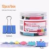 Deli Colored Binder Clips Set