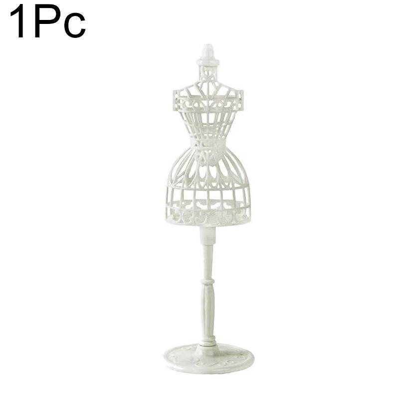 

1/3/10 шт. Одежда для кукол, одежда и предметы коллекционирования, ажурное платье для кукол, подставка для кукол, DIY подставки для игрушек, манекен 1/6, стойка-стеллаж 1PCS белый