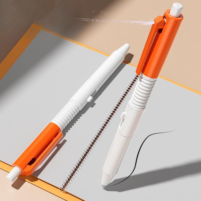 2 In 1 Funny Prank Retractable Water Spray Pens,Ball Pen With Water Spray Funny Prank Toy Stress Relief