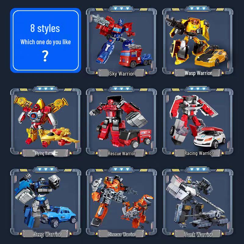 

Трансформирующийся Механический Робот Игрушка: Модель машины Wasp Warrior