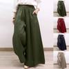 Pantaloni Larghi Casual da Donna alla Moda a Colori