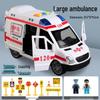 Realistyczny Duży Zabawkowy Ambulans z Dźwiękiem i Światłem
