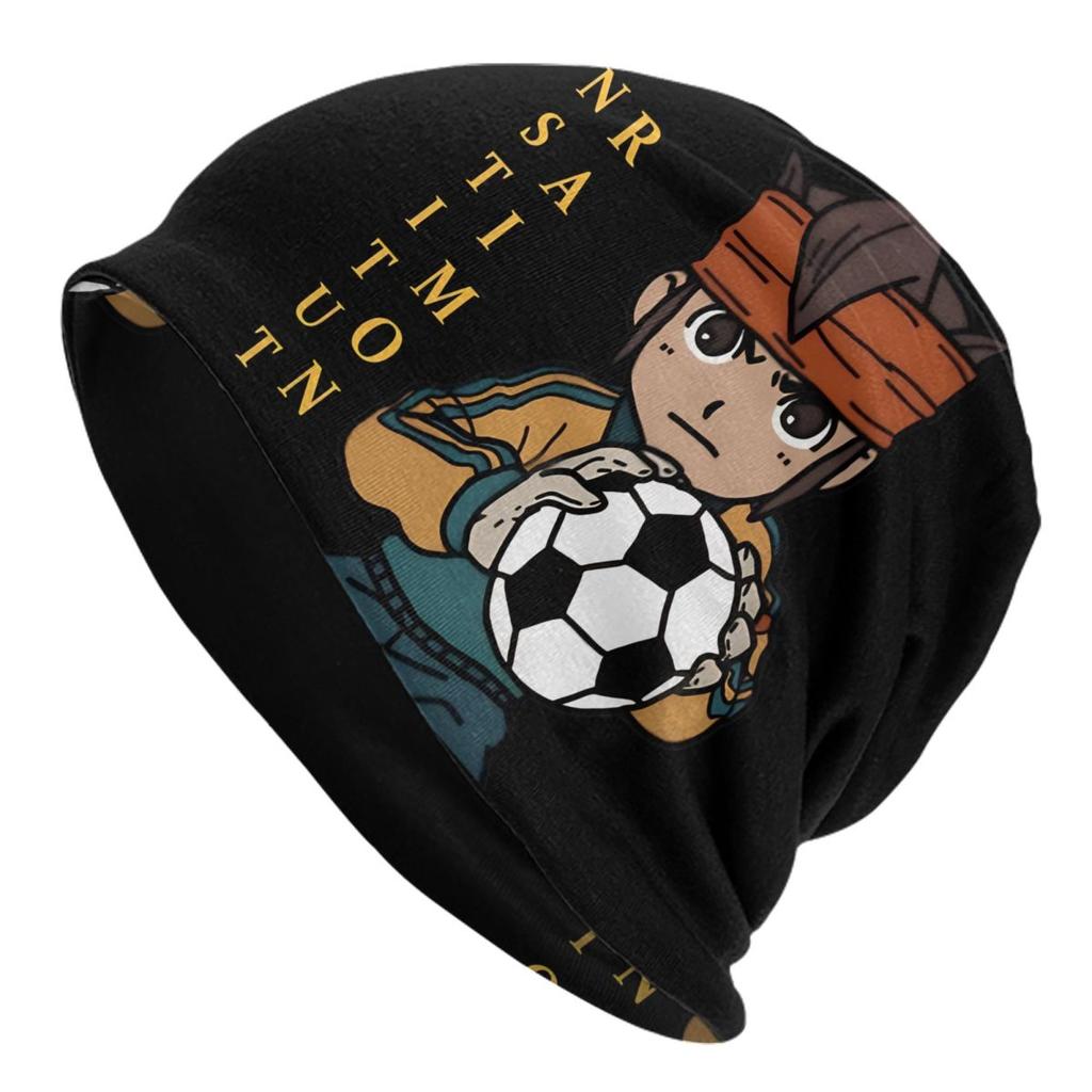 Mark Evans Bonnet Hats Hip Hop Outdoor Skullies Beanies Hat Inazumas Elevens Soccer Anime for Unisex Women Warm Thermal Elastic Cap