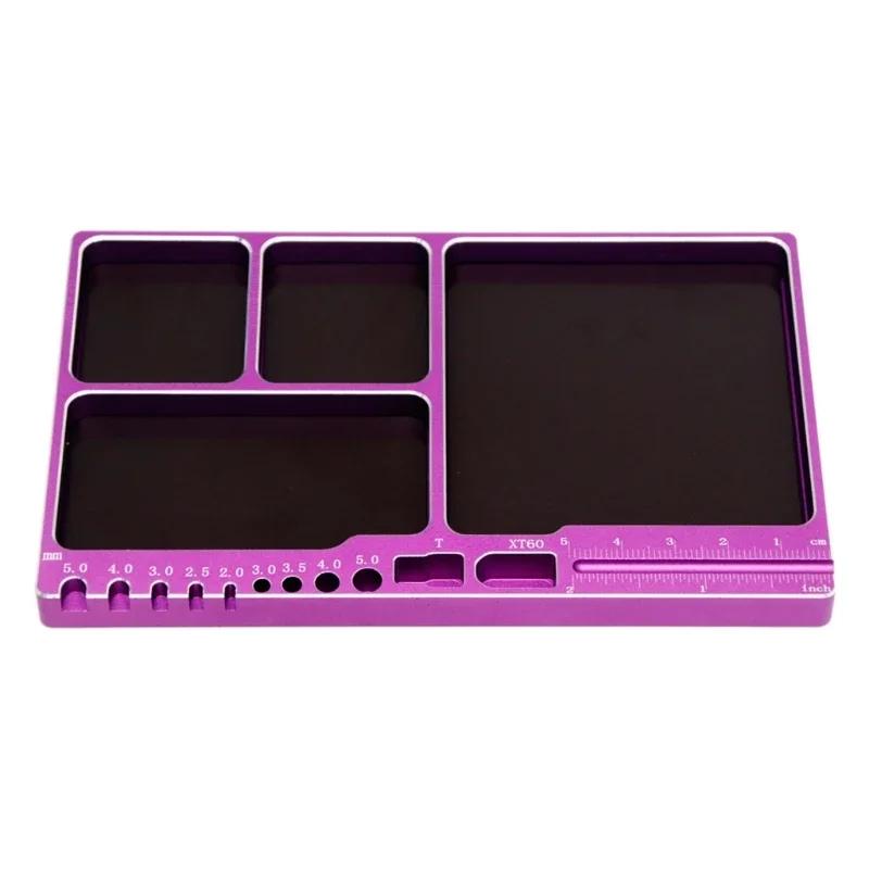 Magnetic Screw Tray Storage Container Ring Electronic Parts Screw Beads Organizer Tray for Boat Airplane Model HSP RC Model Car