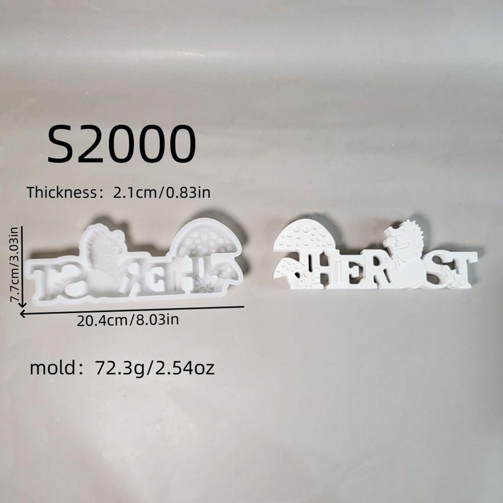 Thanksgiving Candle Plaster Molds Autumn Pumpkin Hedgehog Molds Easy Release Crafts Maker Aid for Soap Clay Plaster Wax