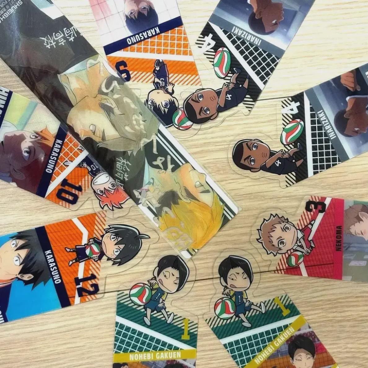 

Haikyu Clear Bookmark Kageyama Hinata Yamaguchi Yaku Suguru